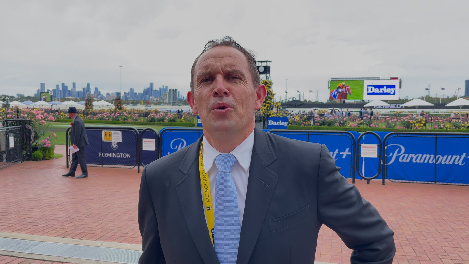 A message from Flemington trainer Chris Waller