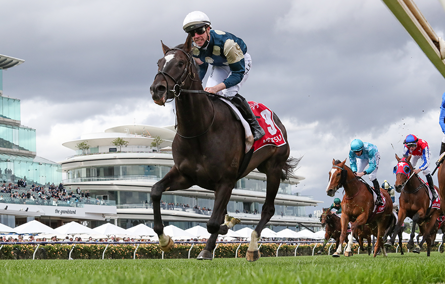 Hitotsu wins the Penfolds Victoria Derby