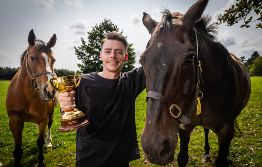 Robbie Dolan at home in Ireland with the Cup