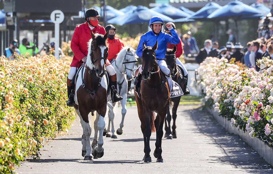 Champion jockey Damien Oliver makes history with Kennedy Oaks win