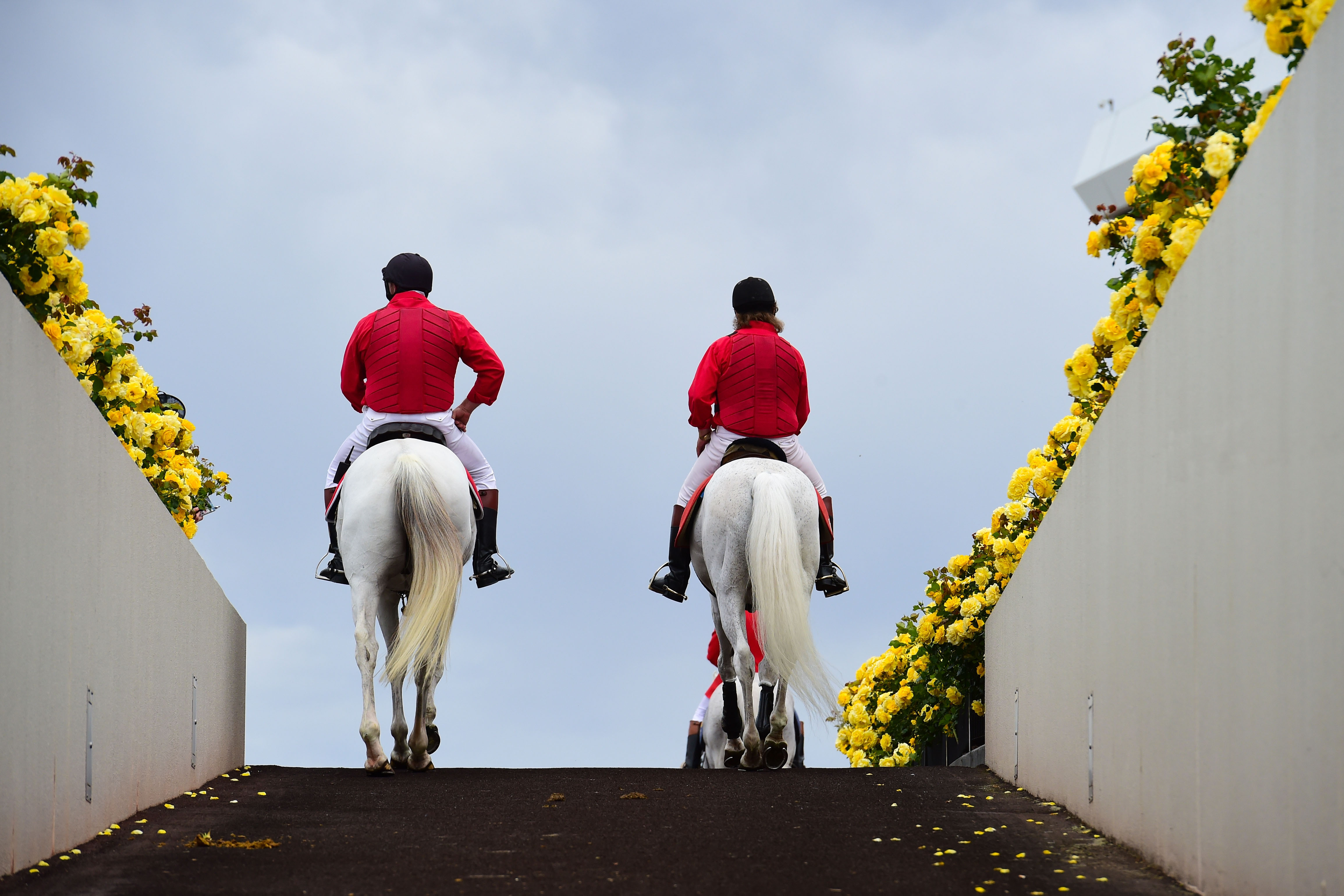In good hands with the clerk of the course